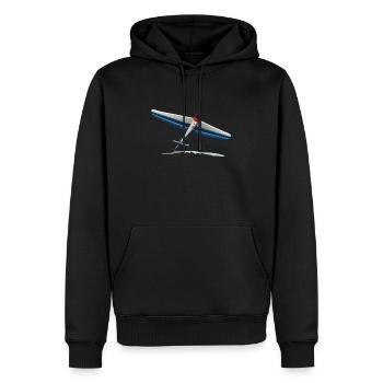Planeur BlackRednose - Sweat à capuche Premium bio Homme - noir - Devant - Nico (187cm)