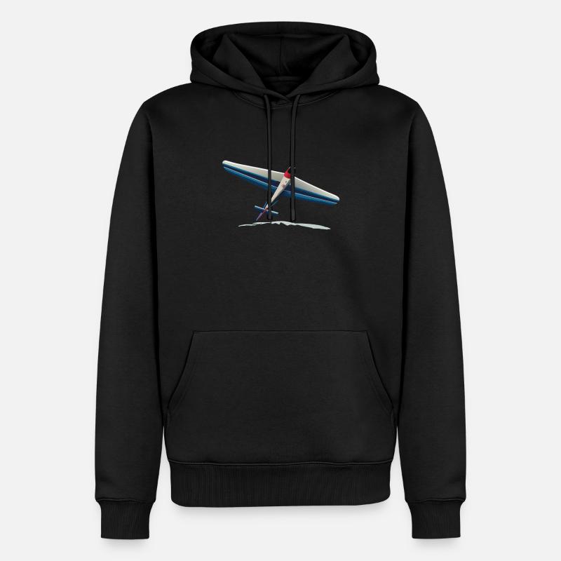BlackRednoseGlider - Männer Premium Bio Hoodie - Schwarz