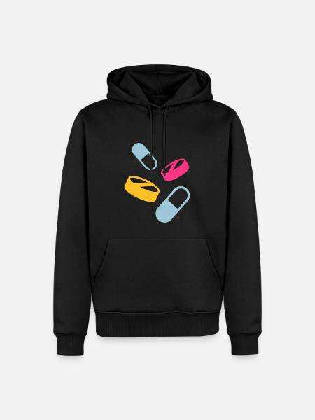 Medicine - Men’s Premium Organic Hoodie - black