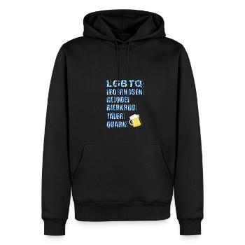 LG Bier Oktober Bayern - Männer Premium Bio Hoodie - Schwarz - Vorne - Nico (187cm)