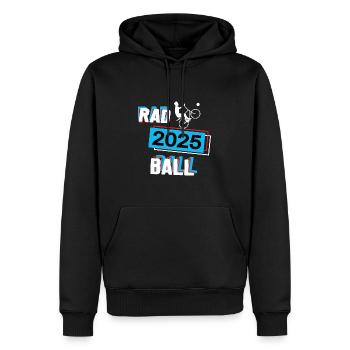 Radball 2025 Radballer Radballspieler Spieler - Männer Premium Bio Hoodie - Schwarz - Vorne - Nico (187cm)
