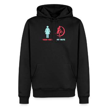 Coole Geschenke für Wiccan Hexe Wicca Heidnisch - Männer Premium Bio Hoodie - Schwarz - Vorne - Nico (187cm)