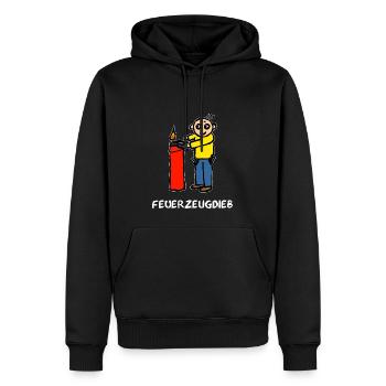 Lighter Thief Lighter Claws - Men’s Premium Organic Hoodie - black - Front - Nico (187cm)