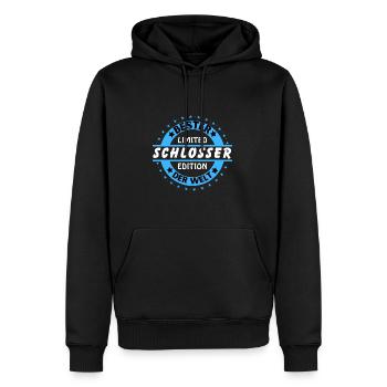 Meilleur serrurier du monde - Sweat à capuche Premium bio Homme - noir - Devant - Nico (187cm)