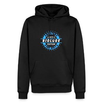 Bester Biologe der Welt - Männer Premium Bio Hoodie - Schwarz - Vorne - Nico (187cm)
