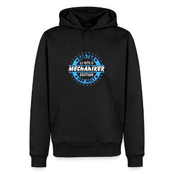 Best mechanic in the world - Men’s Premium Organic Hoodie - black - Front - Nico (187cm)