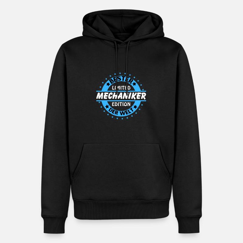 Meilleur mécanicien du monde - Sweat à capuche Premium bio Homme - noir