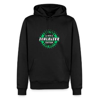 Meilleur serrurier du monde - Sweat à capuche Premium bio Homme - noir - Devant - Nico (187cm)