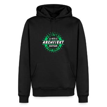 Bester Architekt der Welt - Männer Premium Bio Hoodie - Schwarz - Vorne - Nico (187cm)