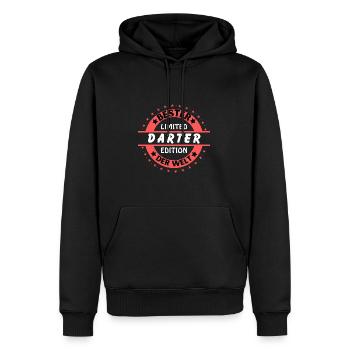 Best Darter in the World - Men’s Premium Organic Hoodie - black - Front - Nico (187cm)