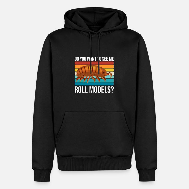 Isopoden - Männer Premium Bio Hoodie - Schwarz