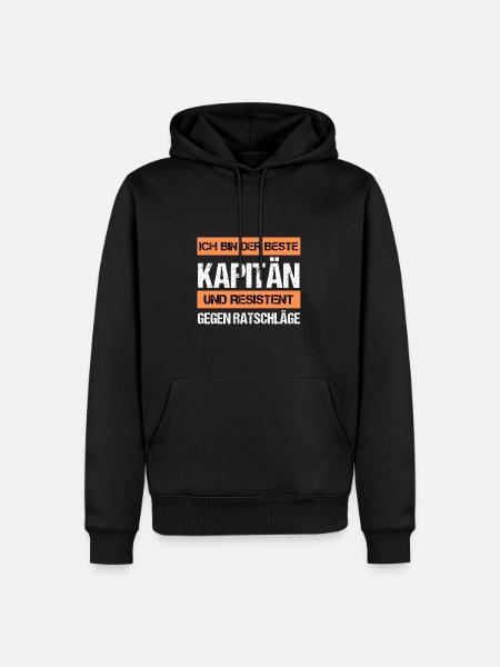 Resistant Captain - Men’s Premium Organic Hoodie - black