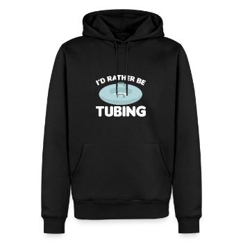 Wildwasser Rafting | Paddeln Schlauchboot Geschenk - Männer Premium Bio Hoodie - Schwarz - Vorne - Nico (187cm)
