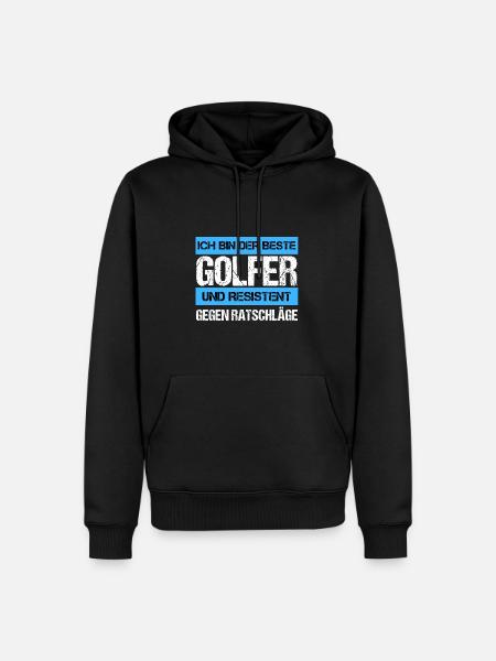 Resistant Golfer - Men’s Premium Organic Hoodie - black