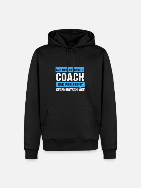 Resistant Coach - Men’s Premium Organic Hoodie - black