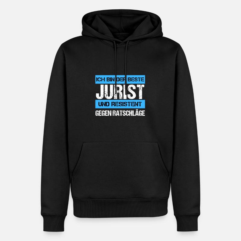 Avocat résistant - Sweat à capuche Premium bio Homme - noir