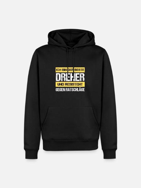 Resistant turner - Men’s Premium Organic Hoodie - black
