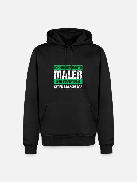 Resistant Painter - Men’s Premium Organic Hoodie - black