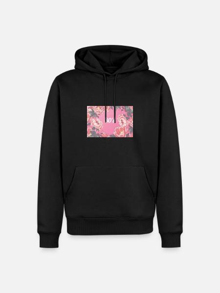 80's - Men’s Premium Organic Hoodie - black