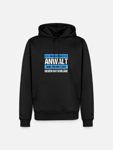 Défenseur résistant - Sweat à capuche Premium bio Homme - noir