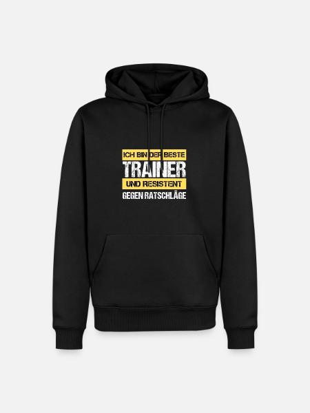 Resistant Trainer - Men’s Premium Organic Hoodie - black