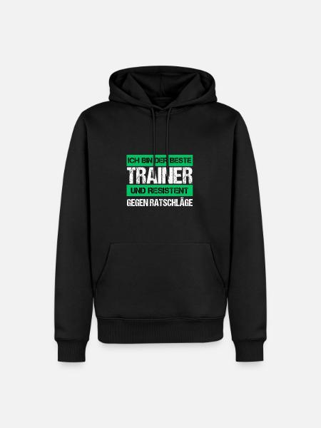 Resistant Trainer - Men’s Premium Organic Hoodie - black