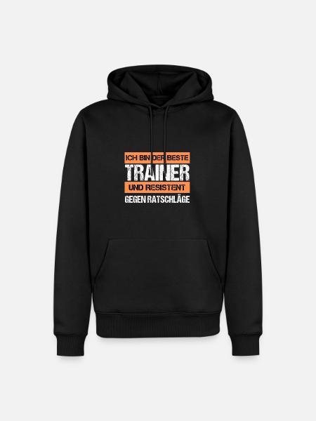 Resistant Trainer - Men’s Premium Organic Hoodie - black