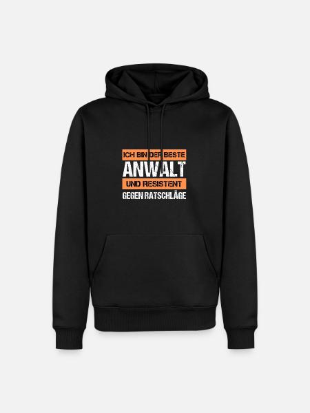 Défenseur résistant - Sweat à capuche Premium bio Homme - noir