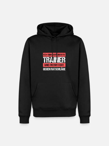 Resistant Trainer - Men’s Premium Organic Hoodie - black