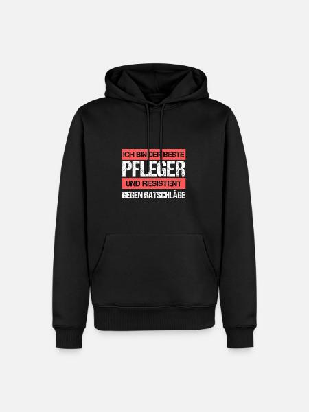 Soignant résistant - Sweat à capuche Premium bio Homme - noir