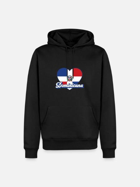Dominican Republic - Men’s Premium Organic Hoodie - black