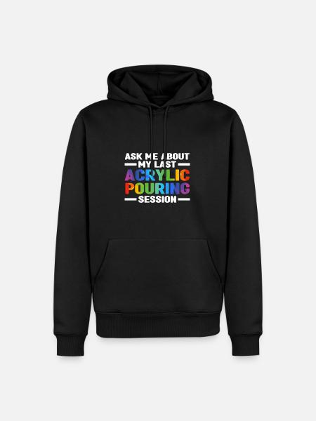 Maler Kunsthandwerk - Männer Premium Bio Hoodie - Schwarz