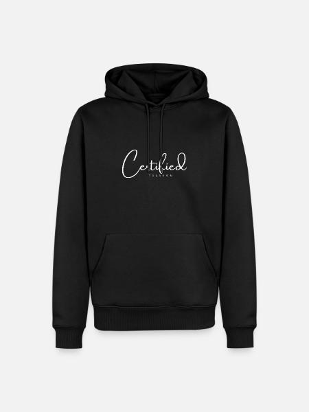 Certified Talahon - Men’s Premium Organic Hoodie - black