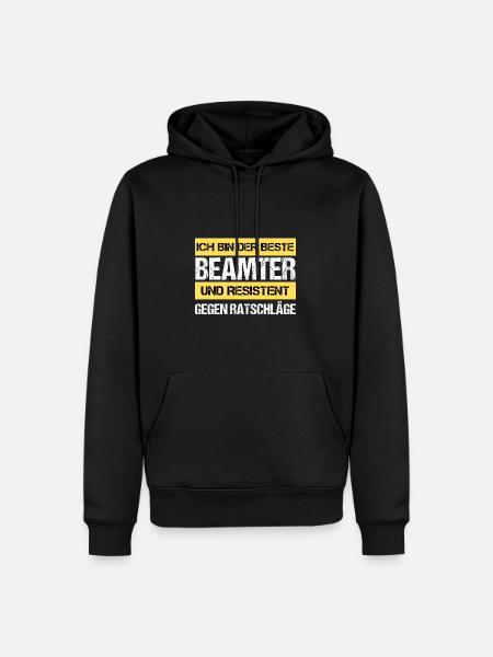 Fonctionnaire résistant - Sweat à capuche Premium bio Homme - noir