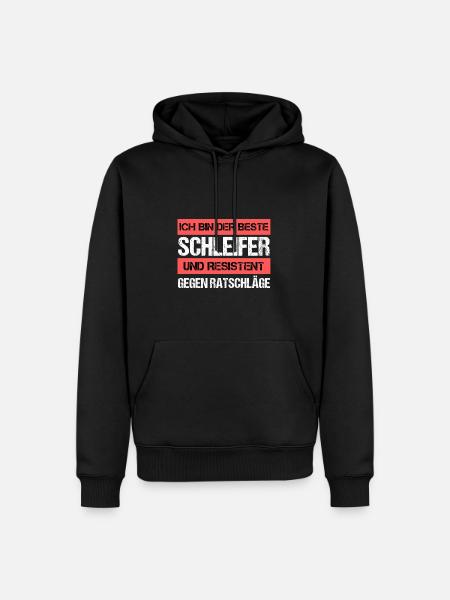 Resistant grinder - Men’s Premium Organic Hoodie - black