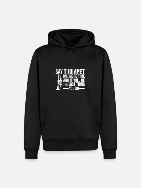 Mellophon - Männer Premium Bio Hoodie - Schwarz