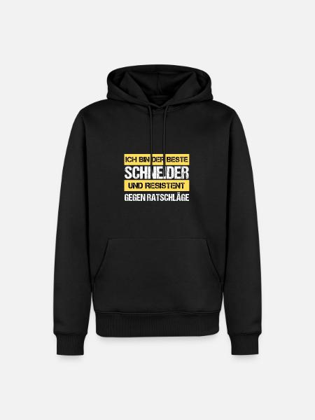 Cutter résistant - Sweat à capuche Premium bio Homme - noir