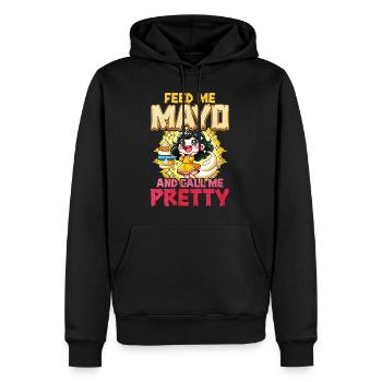 Mayonnaise - Männer Premium Bio Hoodie - Schwarz - Vorne - Nico (187cm)