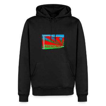 Fussball, Wiltsch, Tor, Rot, Ball - Männer Premium Bio Hoodie - Schwarz - Vorne - Nico (187cm)