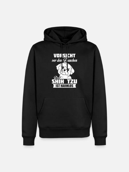 Shih Tzu - Männer Premium Bio Hoodie - Schwarz
