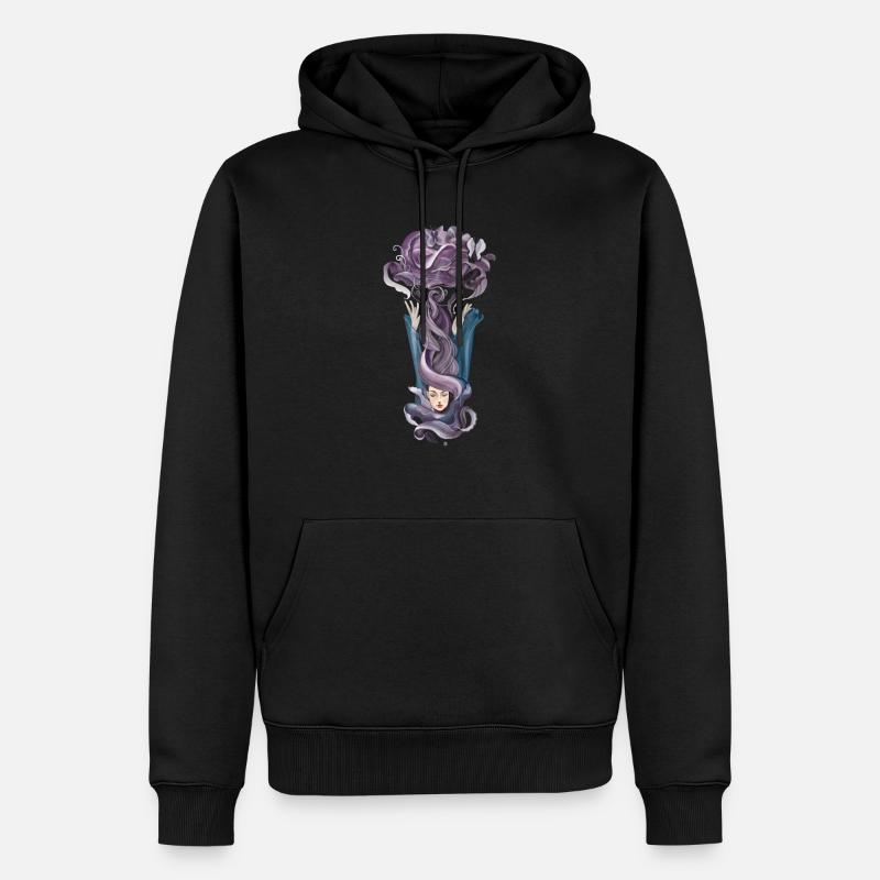 Mindpower - Männer Premium Bio Hoodie - Schwarz