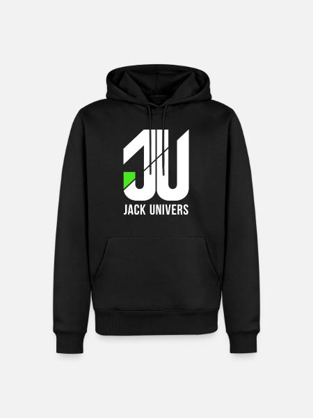 Jack Univers - Men’s Premium Organic Hoodie - black