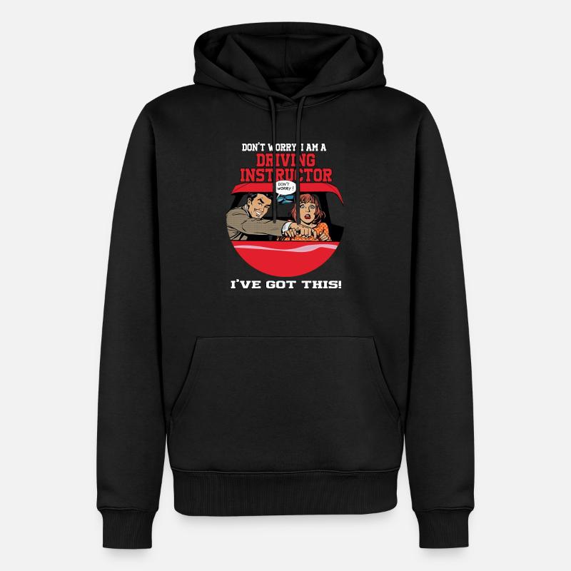 Driving Instructor Fifties - Sweat à capuche Premium bio Homme - noir