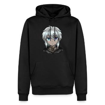 Süßer Junge - Männer Premium Bio Hoodie - Schwarz - Vorne - Nico (187cm)