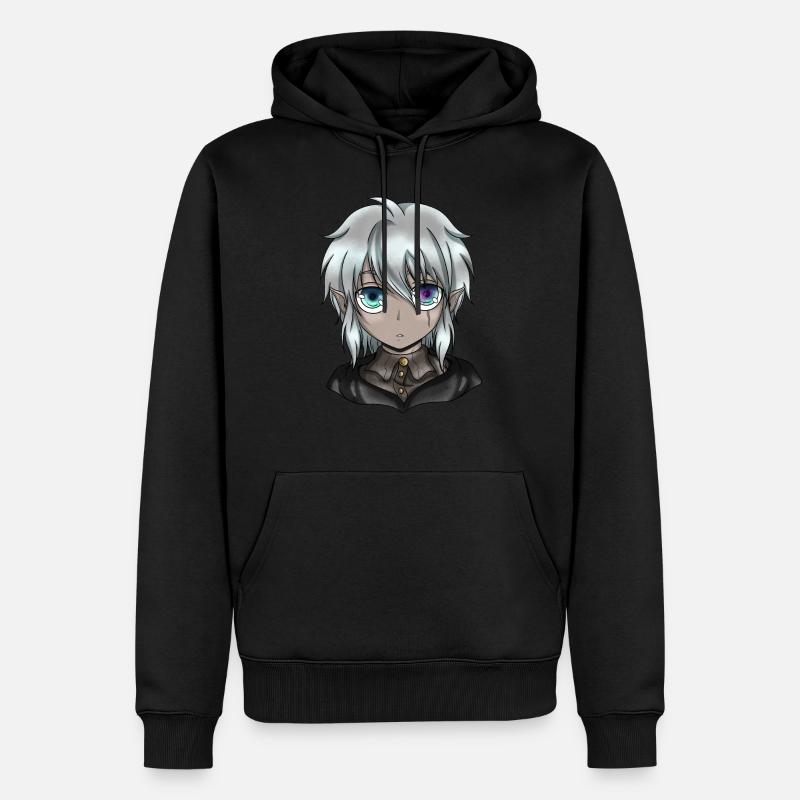 Garçon Mignon - Sweat à capuche Premium bio Homme - noir