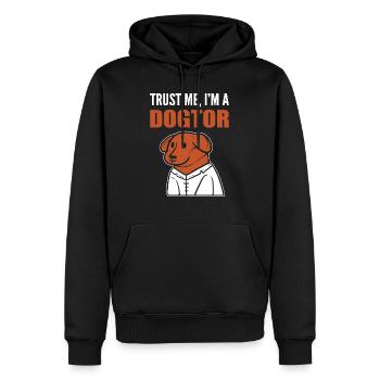 Dogtor Doctor Poison - Men’s Premium Organic Hoodie - black - Front - Nico (187cm)