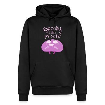 Gruseliger kleiner Mochi - Männer Premium Bio Hoodie - Schwarz - Vorne - Nico (187cm)