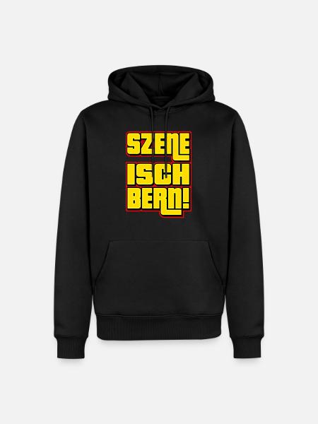 Szene Isch Bern - Männer Premium Bio Hoodie - Schwarz