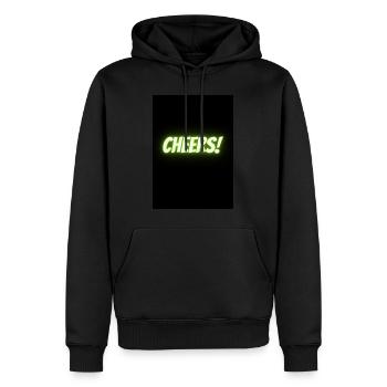 Design your life - Männer Premium Bio Hoodie - Schwarz - Vorne - Nico (187cm)