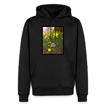Green Decadent Camping - Sweat à capuche Premium bio Homme - noir - Devant - Nico (187cm)